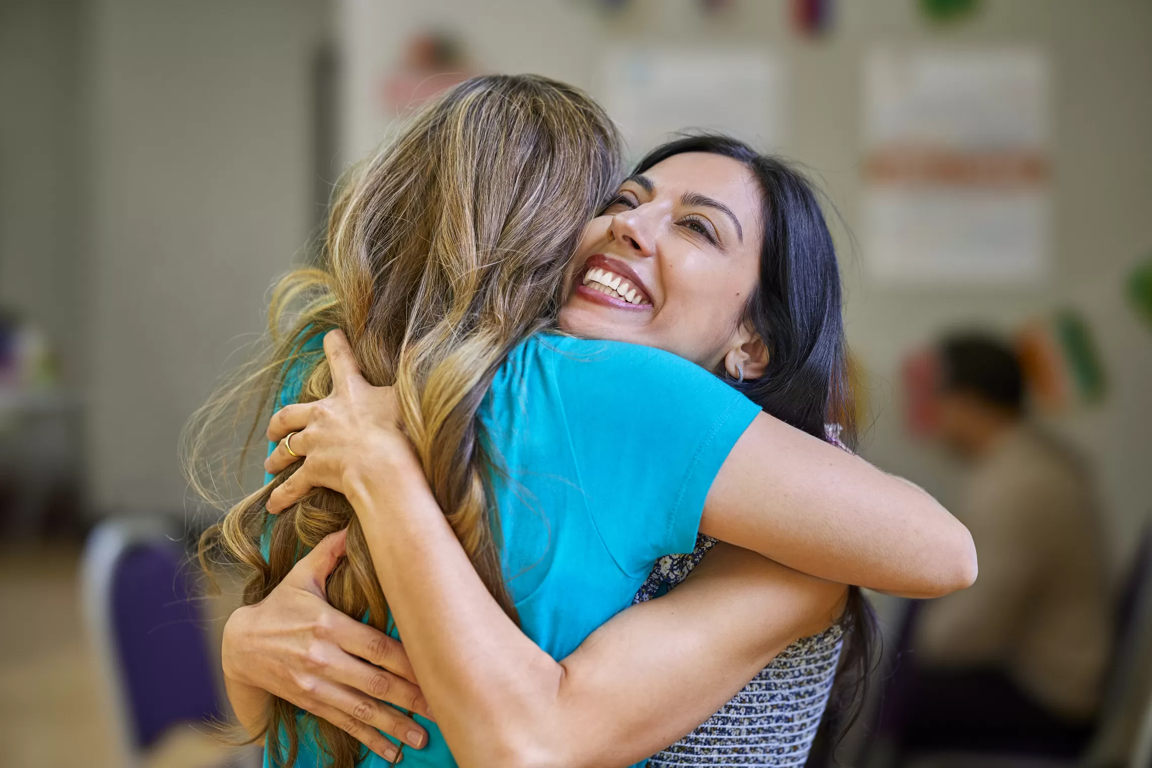 Women Hugging